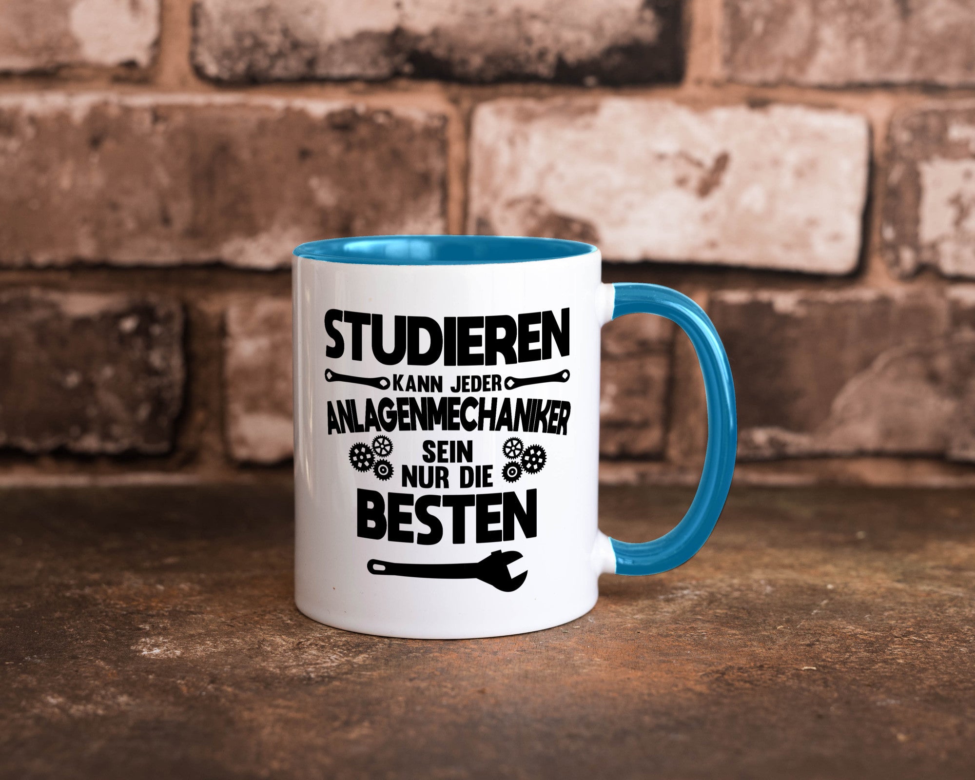 Nur die besten werden Anlagenmechaniker Humor Geschenkidee Tasse