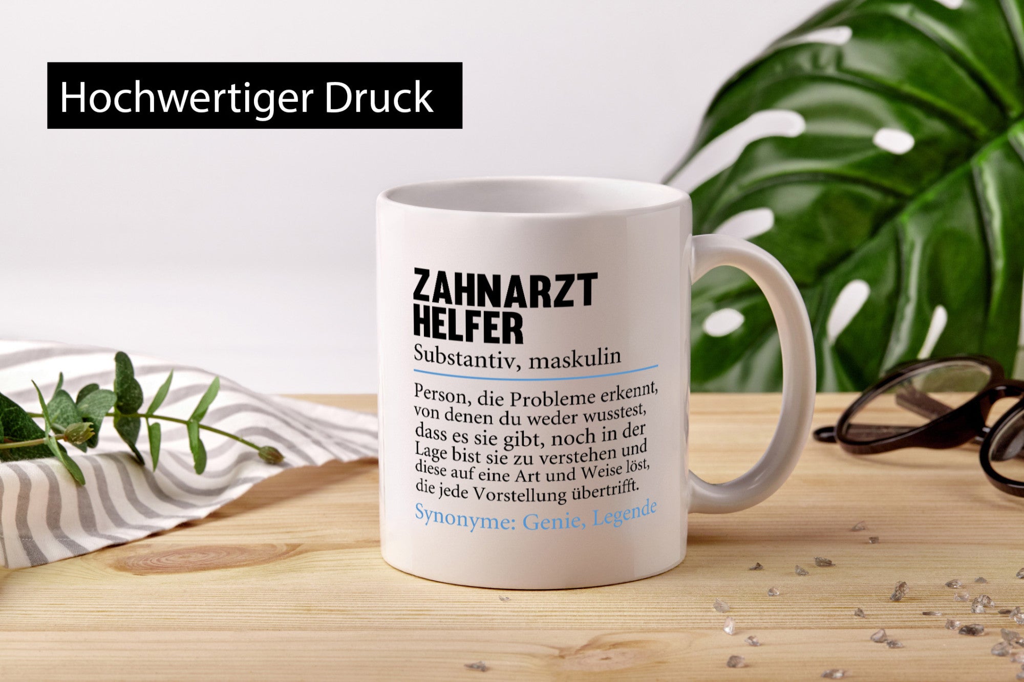 Zahnarzthelfer | Spruch Humor Zahnmedizin Geschenkidee Tasse