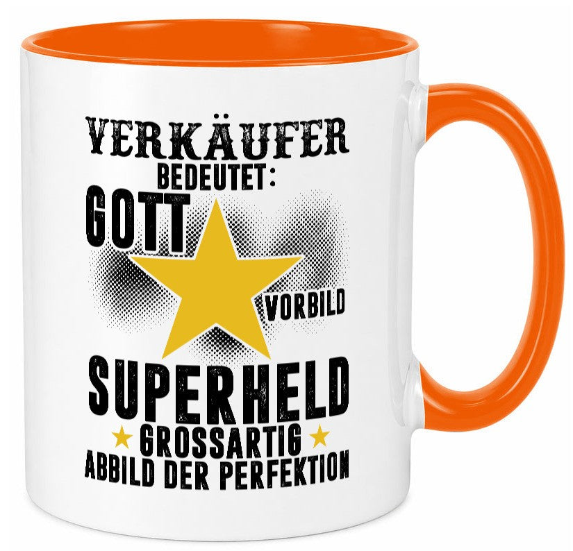 Bedeutung von Verkäufer | Kollege Verkaufsjob lustiger Spruch Geschenk Arbeit Tasse