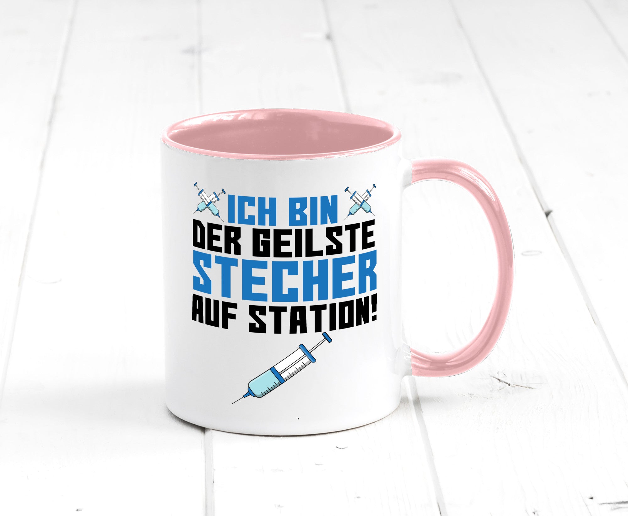 Ich bin der geilste Stecher | Pfleger Arzt Spritze lustig Humor Geschenkidee