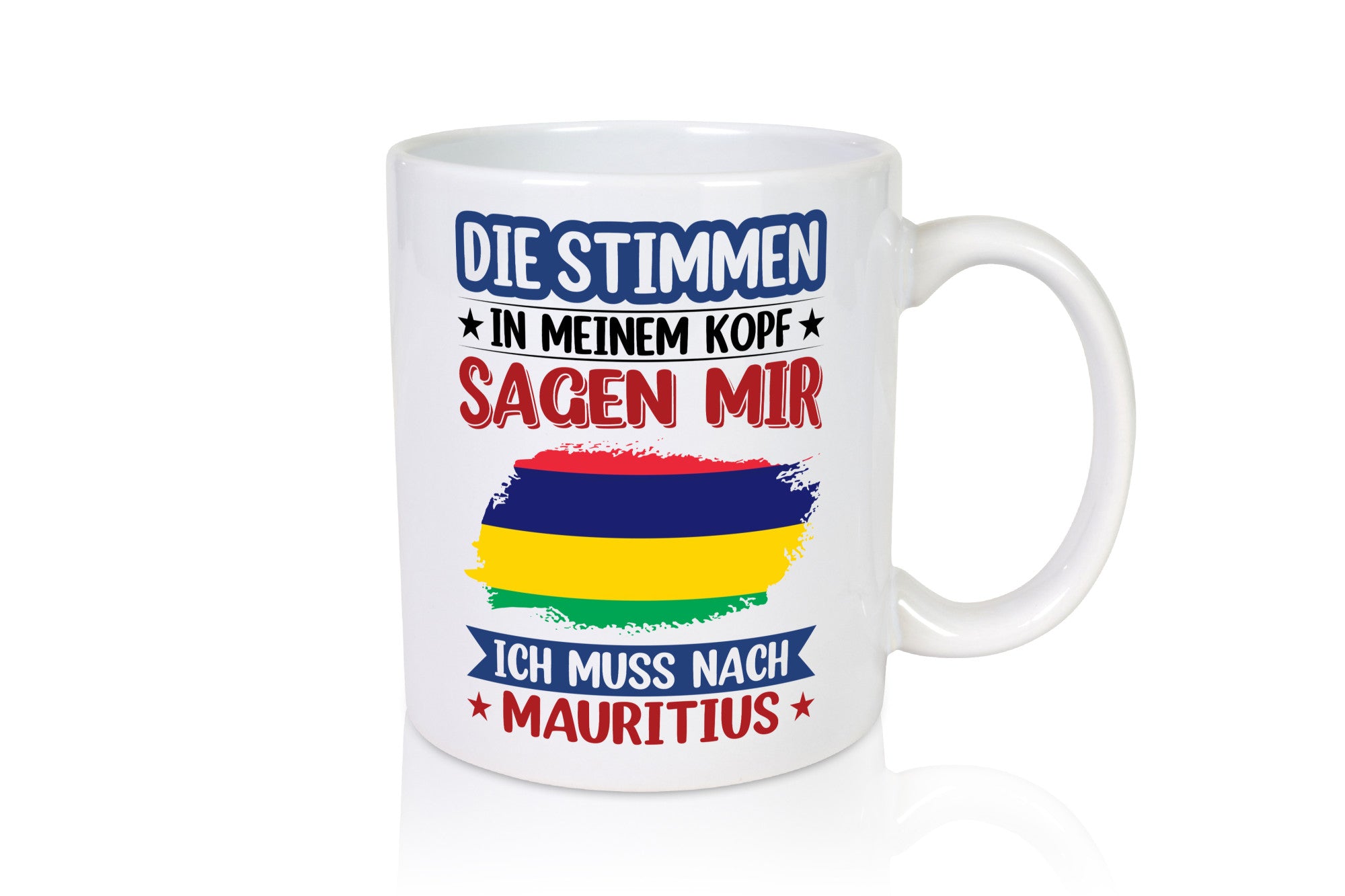 Mauritius | Urlaub Stimmen in meinem Kopf Traumland Geschenk Humor Geschenkidee
