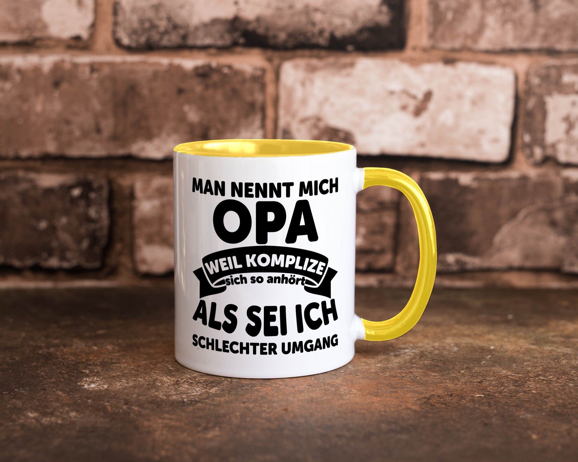 Nenn mich Opa, Komplize schlechter Umgang | Opa Witz Geschenk Familie