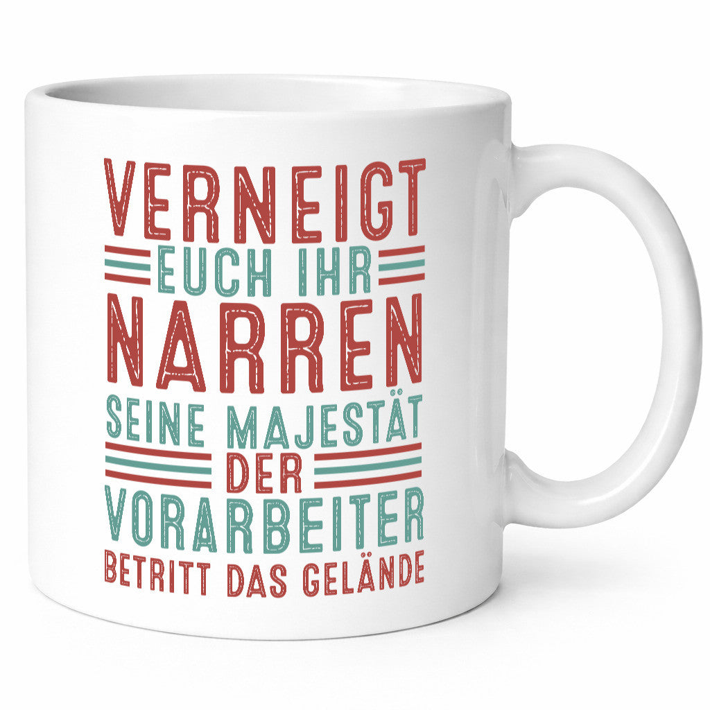 Verneigt euch: Vorarbeiter | Kollege Teamleiter v2 Humor Arbeit Kollegen Büro