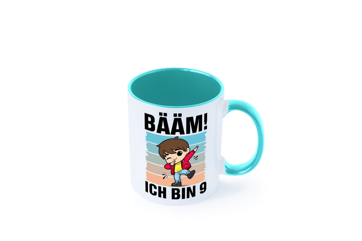 9. Geburtstag | Ich bin 9 Jahre Bäääm Dabbing Kind lustig Geschenkidee Geschenk Tasse