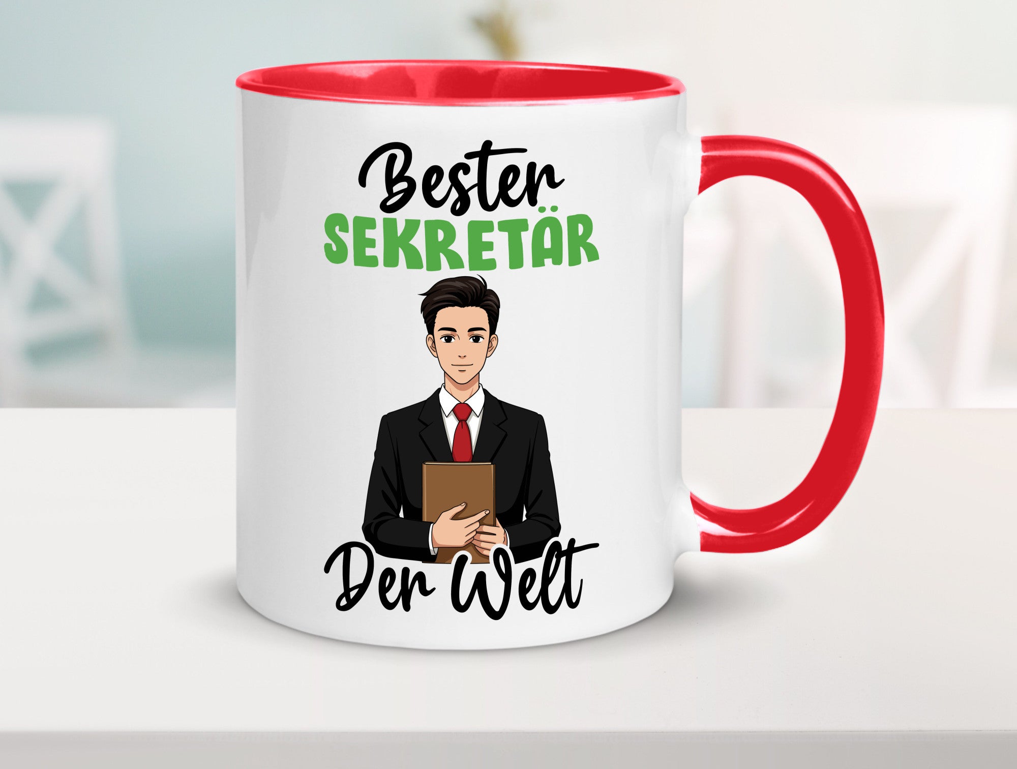 Bester Sekretär | Büro v2 lustiger Spruch Geschenk Arbeit Kollegen Tasse