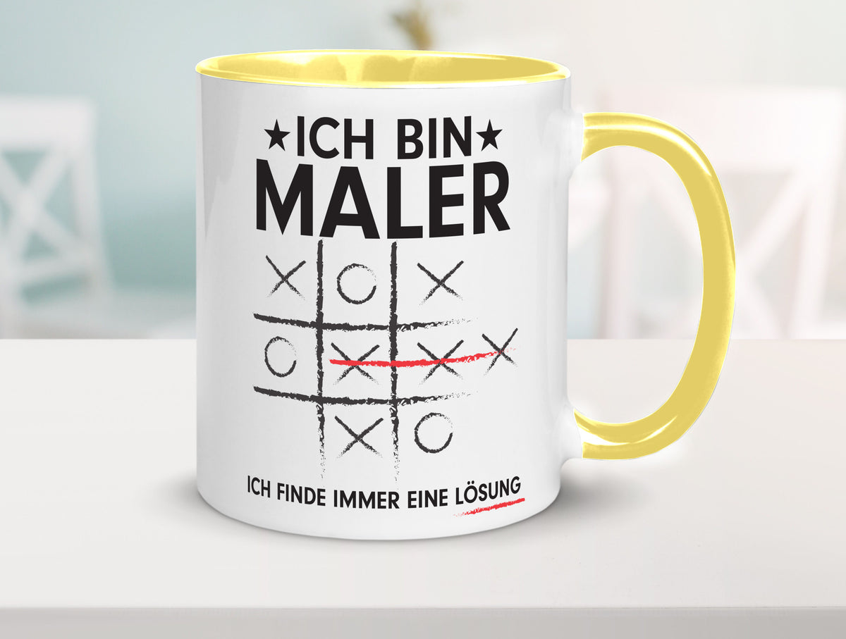Löse Probleme: Maler | Malerei Geschenkidee Humor Tasse