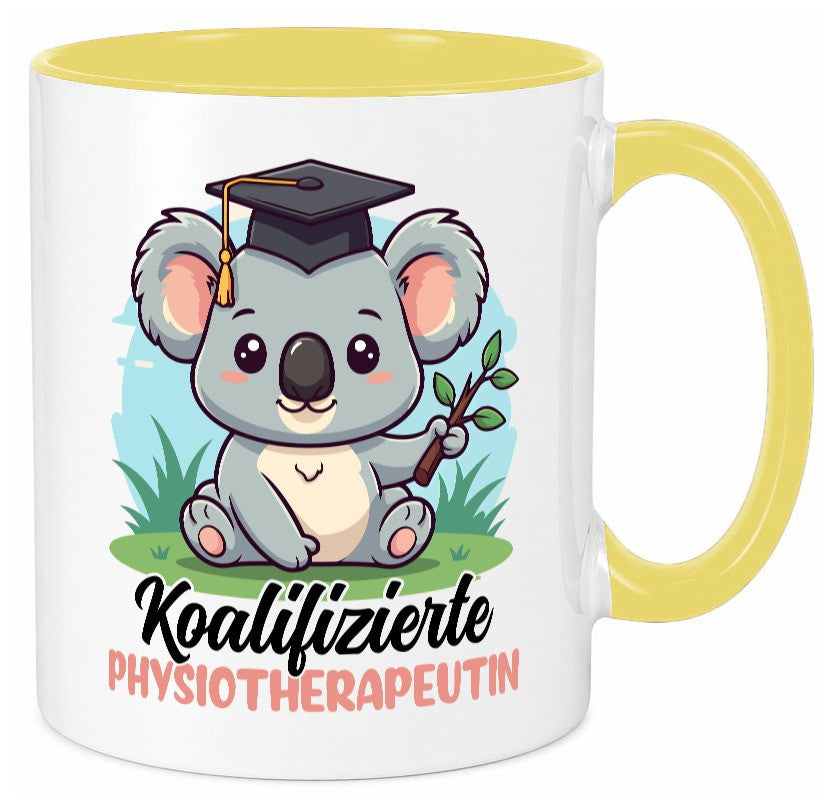 Koalifizierte Physiotherapeutin Humor Geschenkidee Tasse