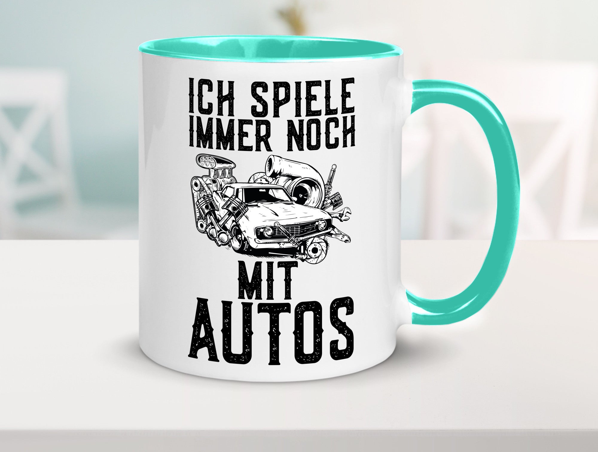 Spiele noch mit Autos | Werkstatt Werkzeug Mechaniker lustiger Spruch Geschenk