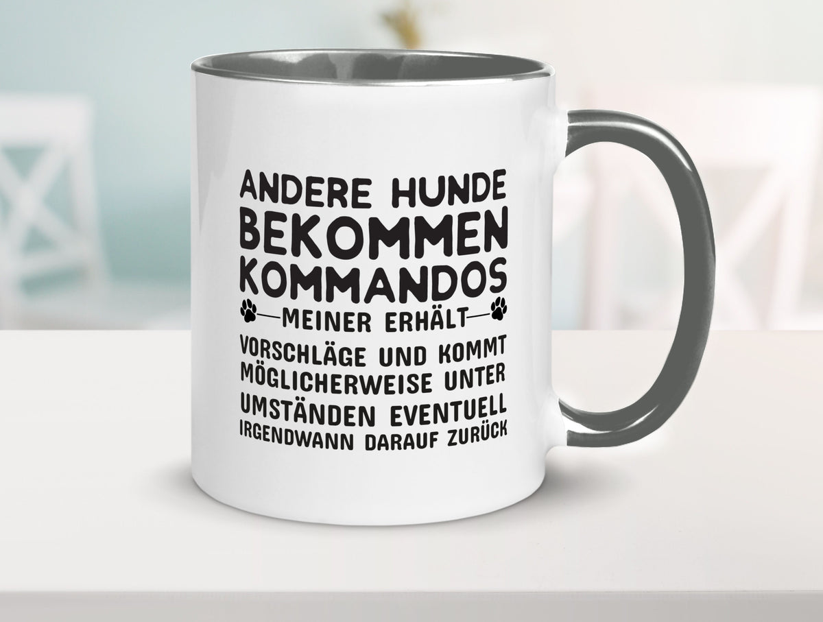 Hunde Training | Hundebesitzer Tasse Hundekommando lustig Tierliebhaber Humor