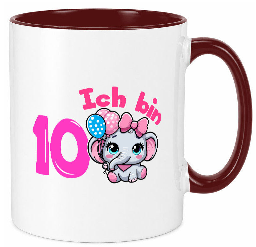 10. Geburtstag | 10 Jahre Elefant Mädchen Geschenk Geschenkidee lustiger Spruch