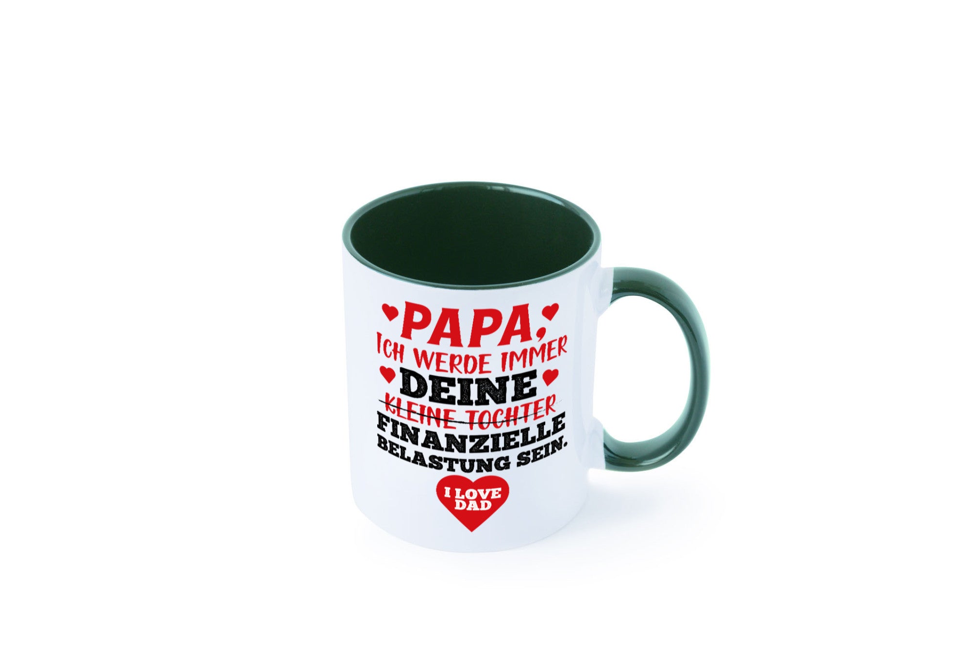 Finanzielle Belastung lustiger Spruch Geschenk Humor Geschenkidee Tasse