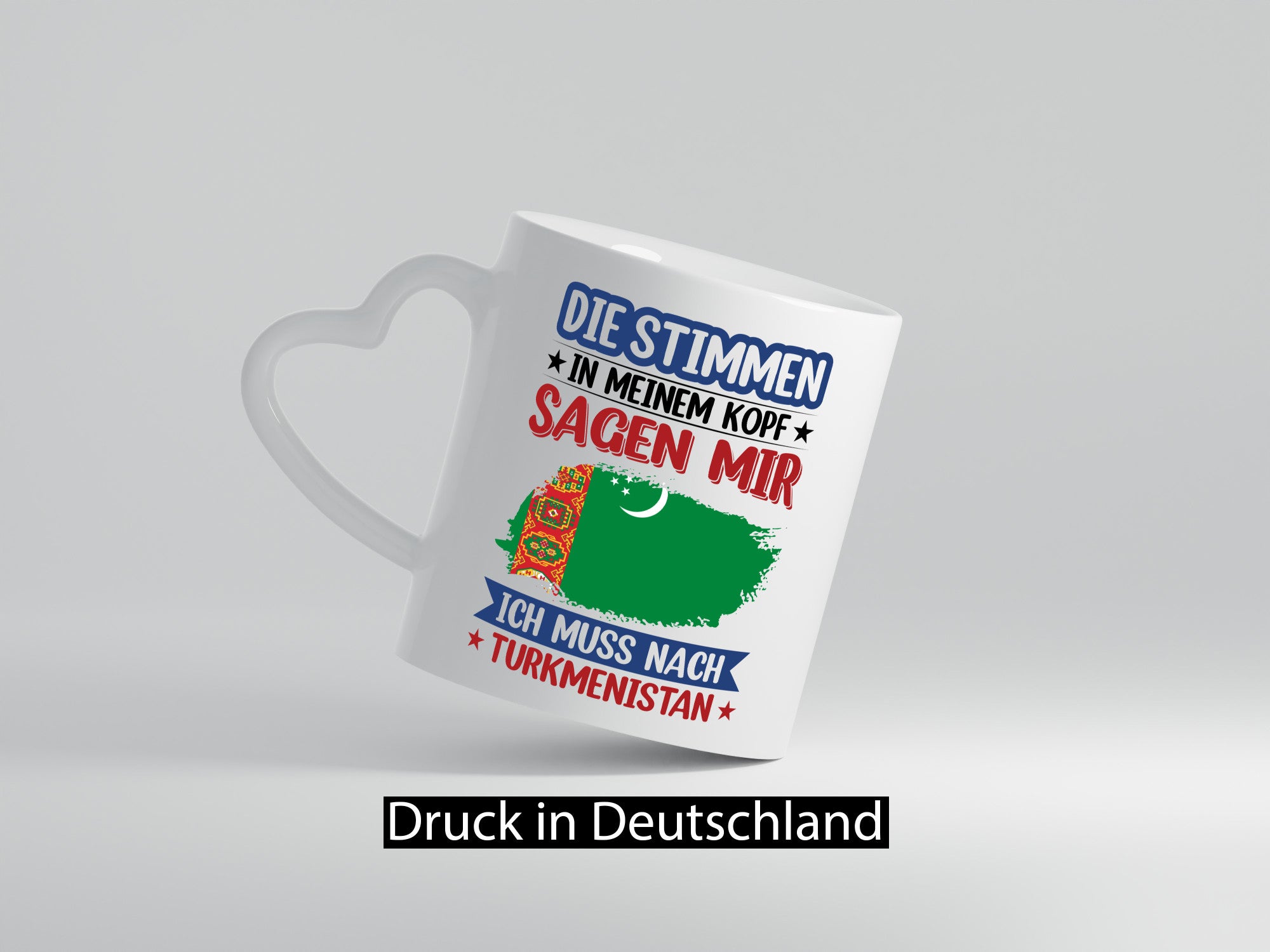 Turkmenistan | Urlaub Stimmen in meinem Kopf Traumland v2 Geschenk Humor