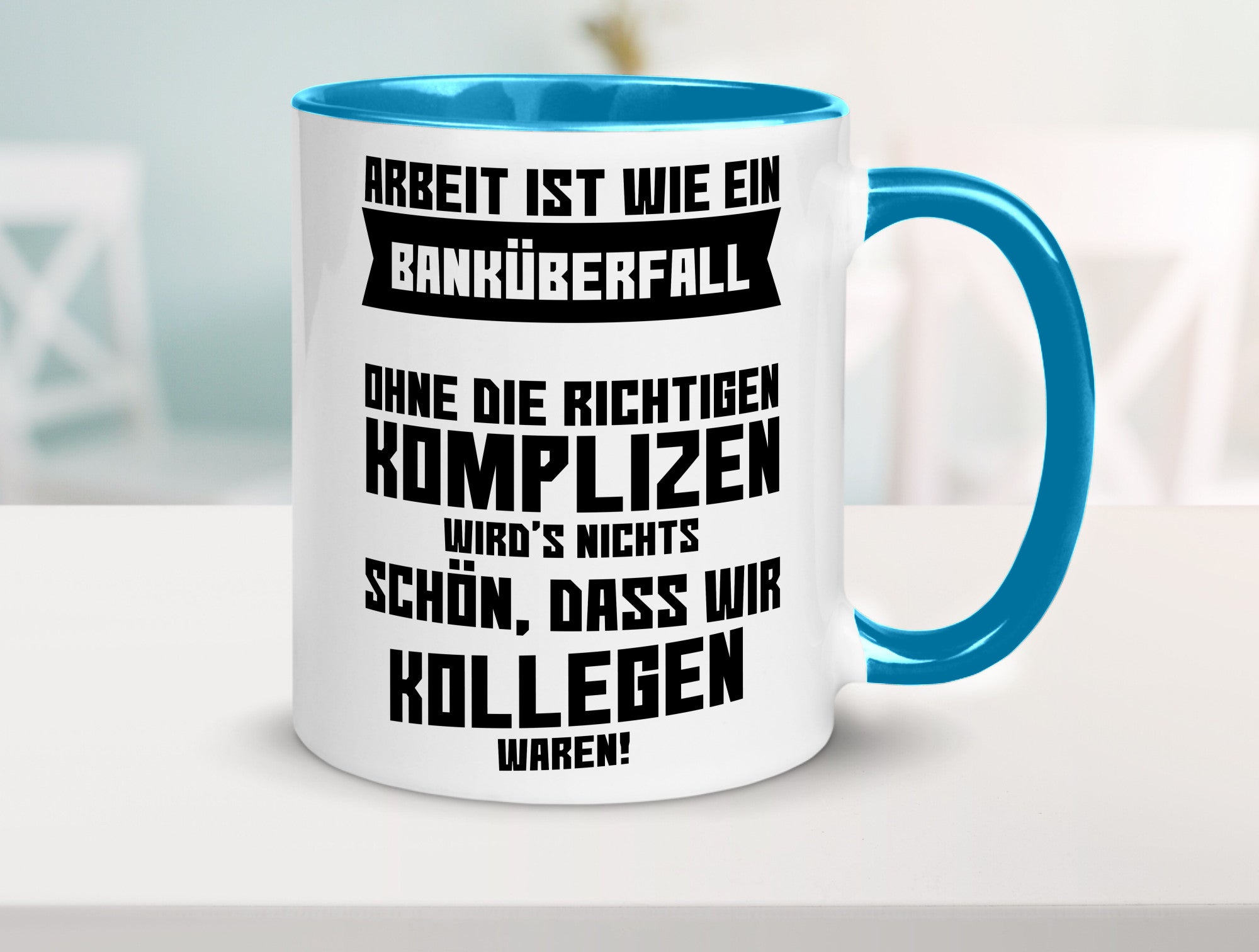 Arbeit | Kollegen Komplizen Jobwechsel Abschied Büro lustiger Spruch Geschenk