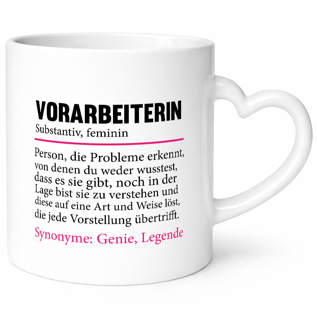 Vorarbeiterin | Spruch Kollegin Teamleiter Humor Arbeit Kollegen Büro