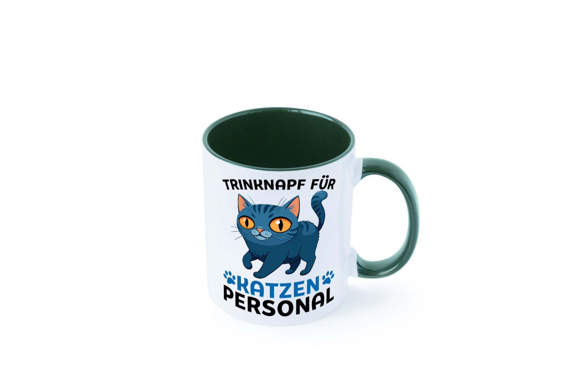 Katzen Personal | Katzenbesitzer Tasse Katze Humor vl2 Tierliebhaber