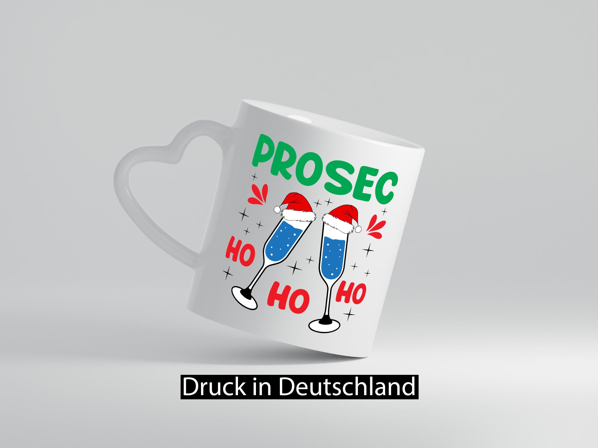 Prosec ho | Weihnachten Christmas lustig Humor Geschenkidee Geschenk Tasse