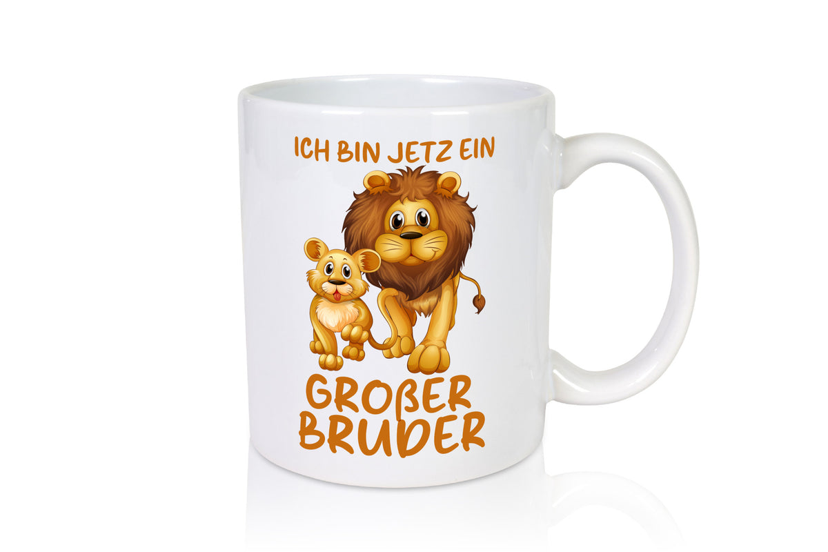 Ich bin jetzt ein großer Bruder | Löwen Humor Geschenkidee Tasse