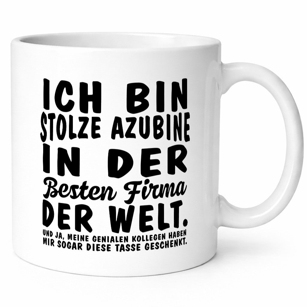 Stolze Azubine | Ausbildungsbetrieb Auszubildende lustiger Spruch Geschenk