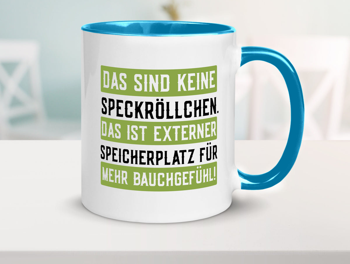 Keine Speckröllchen | Softwareentwickler PC Körperfülle Geschenkidee Humor Tasse