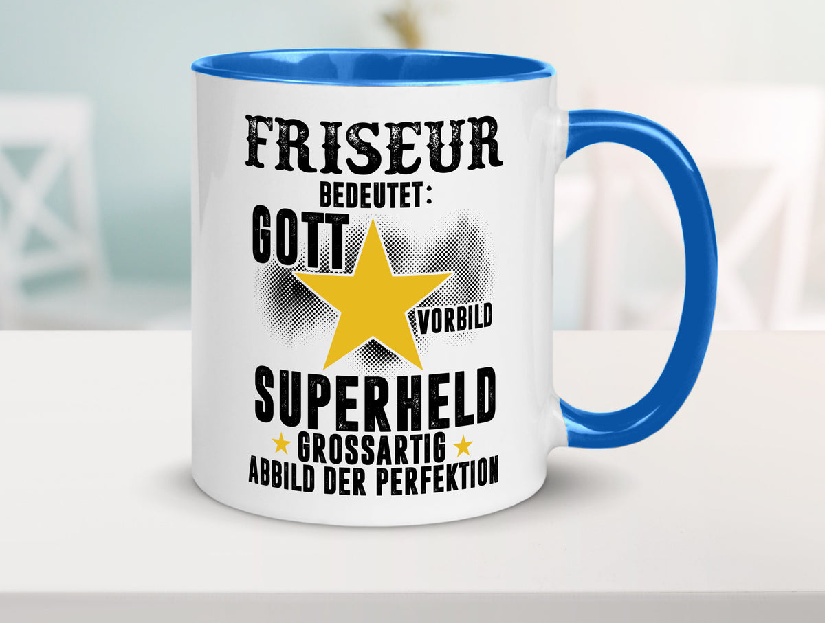 Bedeutung von Friseur | Frisör lustiger Spruch Geschenk Humor Geschenkidee Tasse