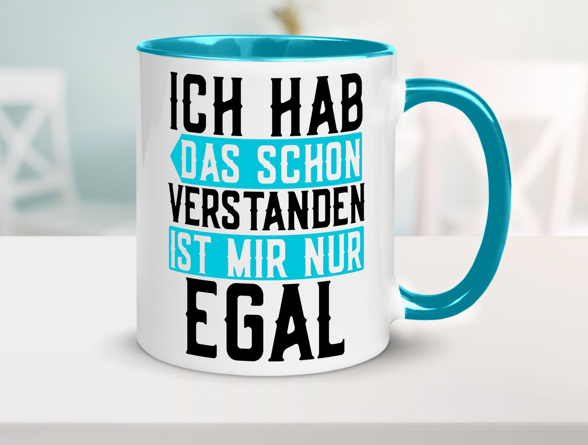 Ist mir egal | Protest Teenager Humor Spruch Büro lustig Arbeit Kollegen Tasse