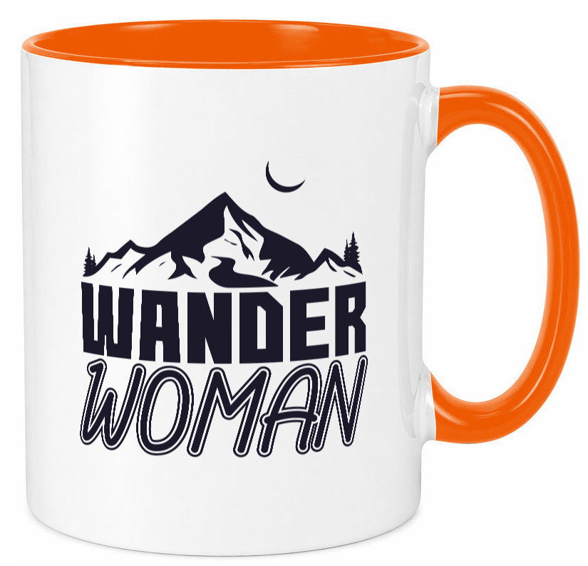 Wander Woman | Frauen Tasse Wanderer Bergsteigen lustig Familie Geschenkidee