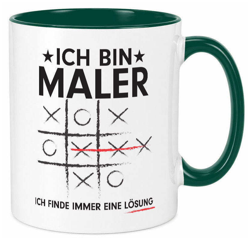 Löse Probleme: Maler | Malerei Geschenkidee Humor Tasse