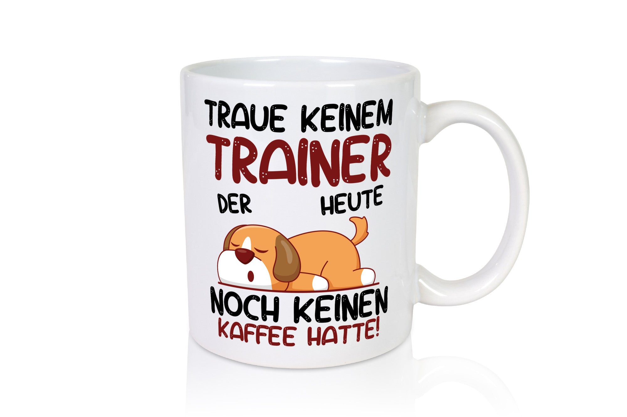 Traue keinem Trainer | Verein Sport Humor Geschenkidee Tasse