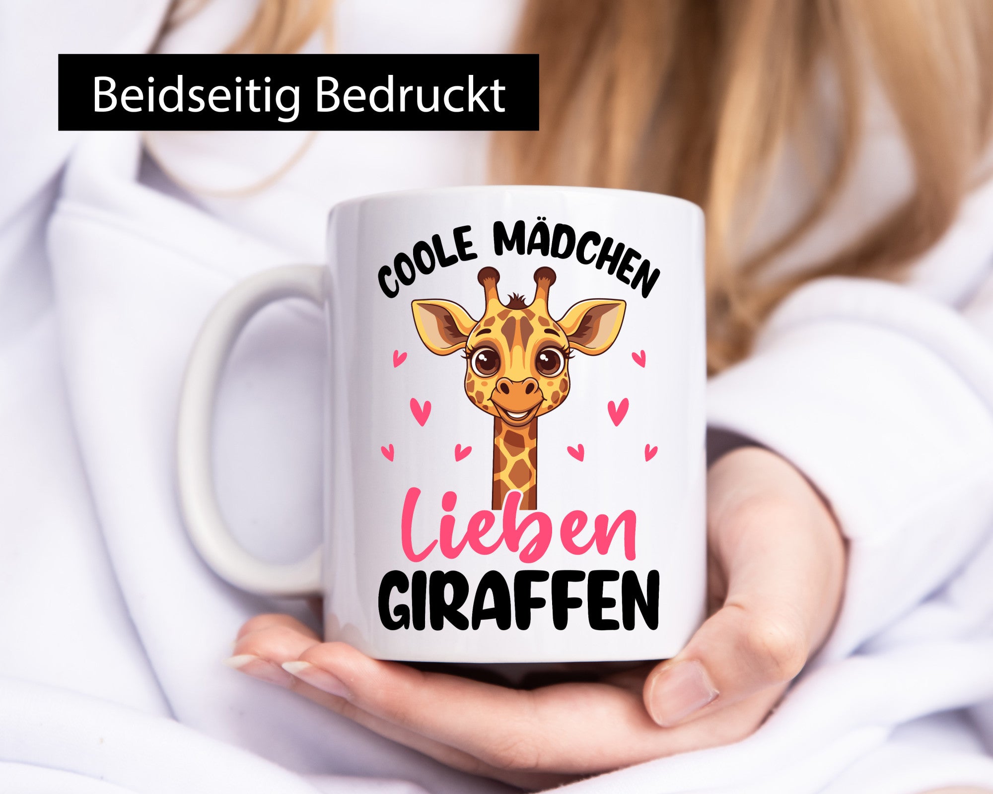 Coole Mädchen lieben Giraffen | Giraffen Geschenk Humor Geschenkidee lustig