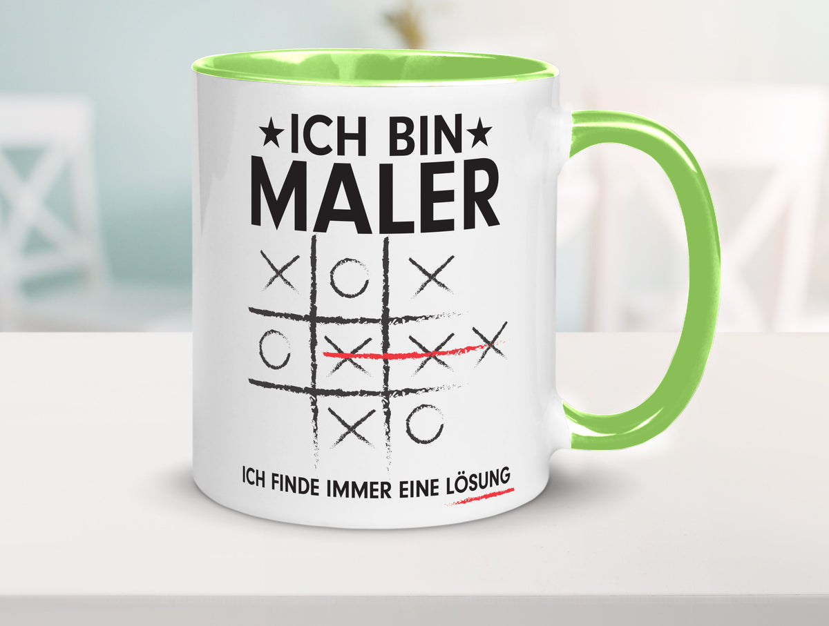 Löse Probleme: Maler | Malerei Geschenkidee Humor Tasse