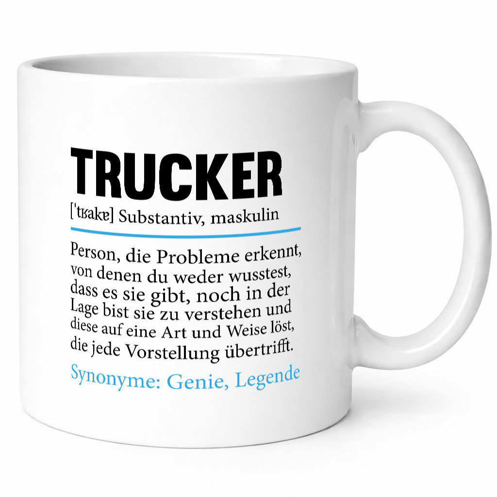 Trucker | Spruch LKW Fahrer Beruf Humor Geschenk Arbeit Kollegen Büro lustiger