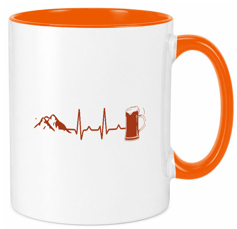 Berge und Bier | Wandern Wanderer Biertrinken Geschenkidee Humor Tasse