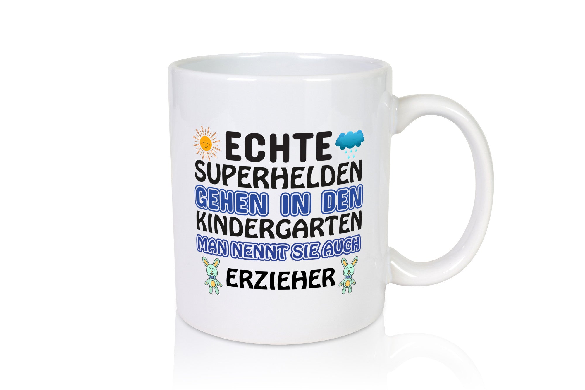 Superheld Erzieher | Tasse Kindergärtner Kindergarten lustiger Spruch Geschenk
