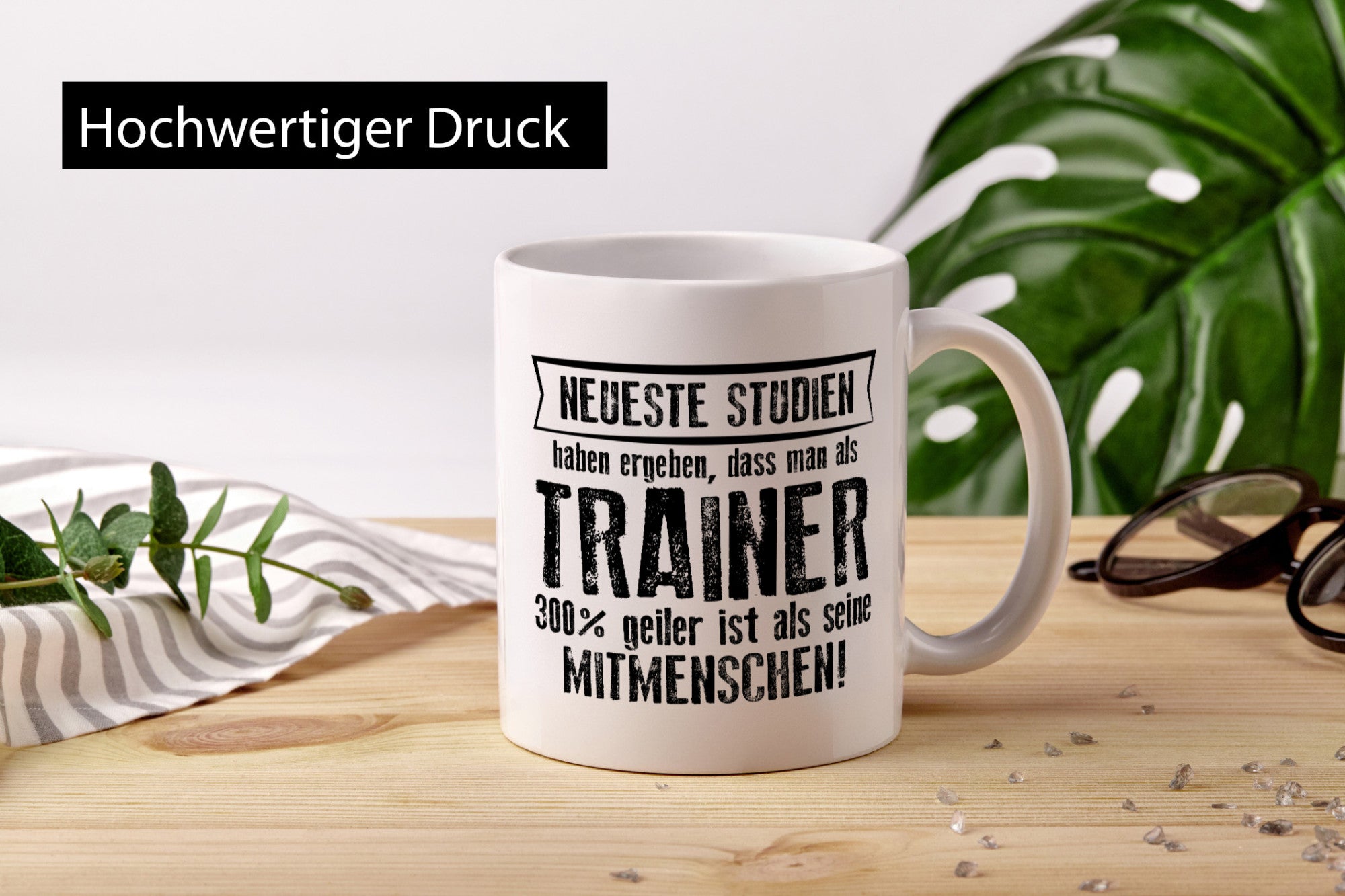 Neuste Studien: Trainer | Verein Sport Geschenkidee Humor Tasse