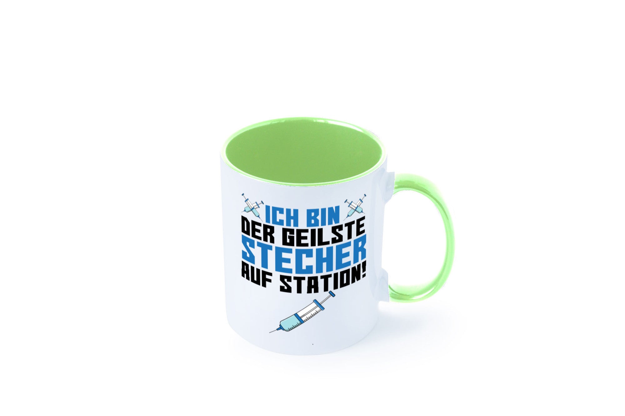 Ich bin der geilste Stecher | Pfleger Arzt Spritze lustig Humor Geschenkidee