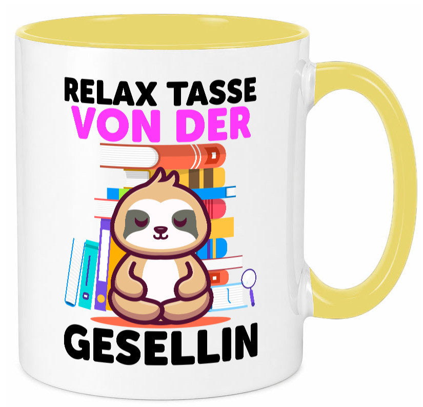 Relax Tasse: Gesellin | Handwerkerinnen lustig Humor Geschenkidee Geschenk Tasse