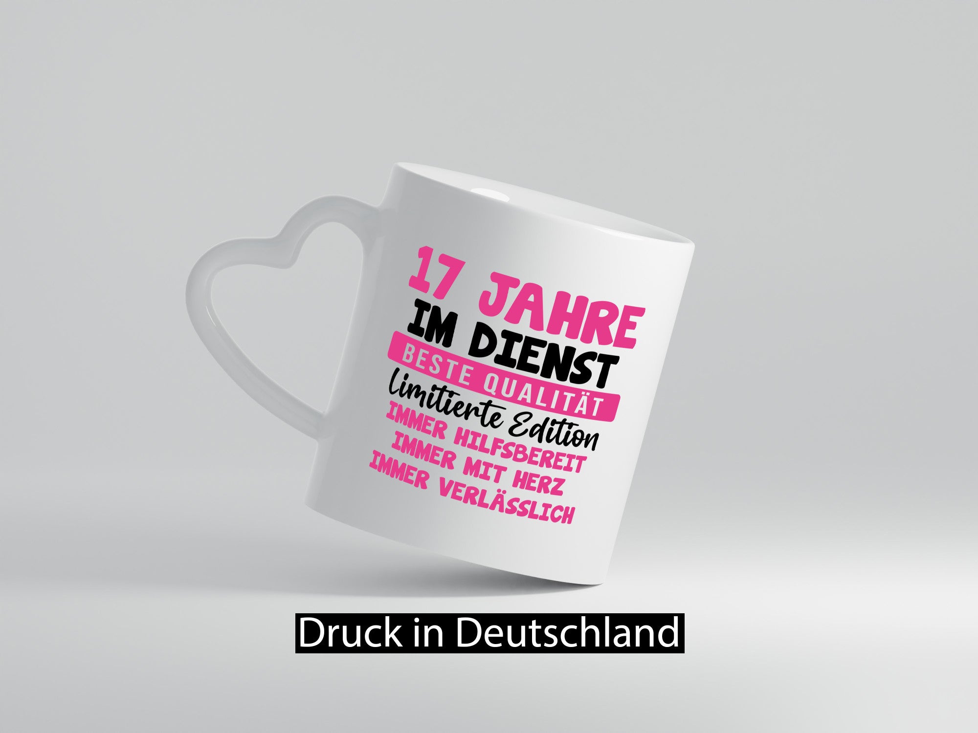 17 Jahre im Dienst | Jubiläum Arbeit v10 lustiger Spruch Geschenk Kollegen Büro