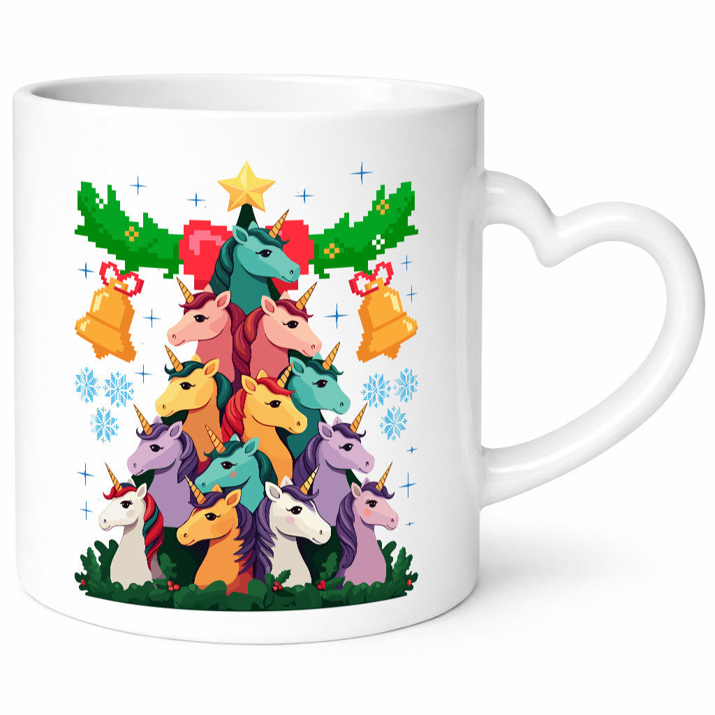 Ugly Christmas | Weihnachtsbaum Einhorn lustig Humor Geschenkidee Geschenk Tasse