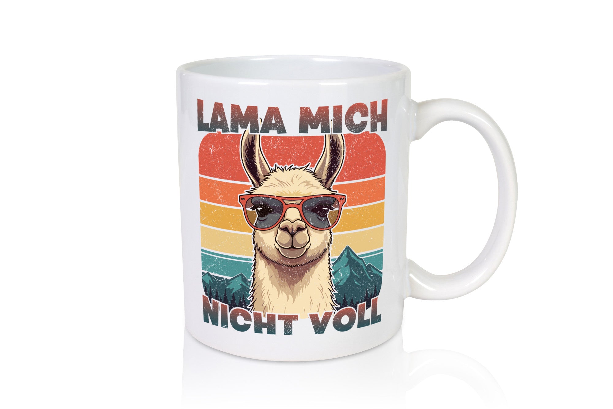 Lama mich nicht voll | Alpaka Kamel Retro lustig Humor Geschenkidee Geschenk