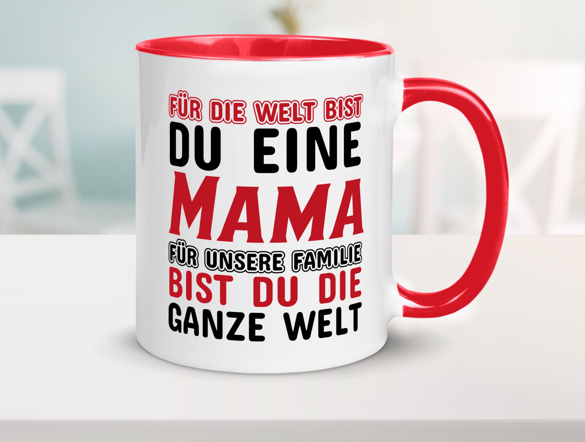 Beste mama der Welt lustiger Spruch Geschenk Familie Geschenkidee Tasse