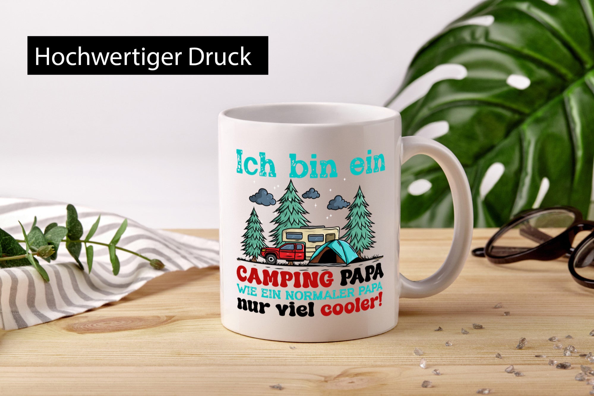 Ich bin ein Camper Papa | Camping Vatertag Geschenk Familie Geschenkidee