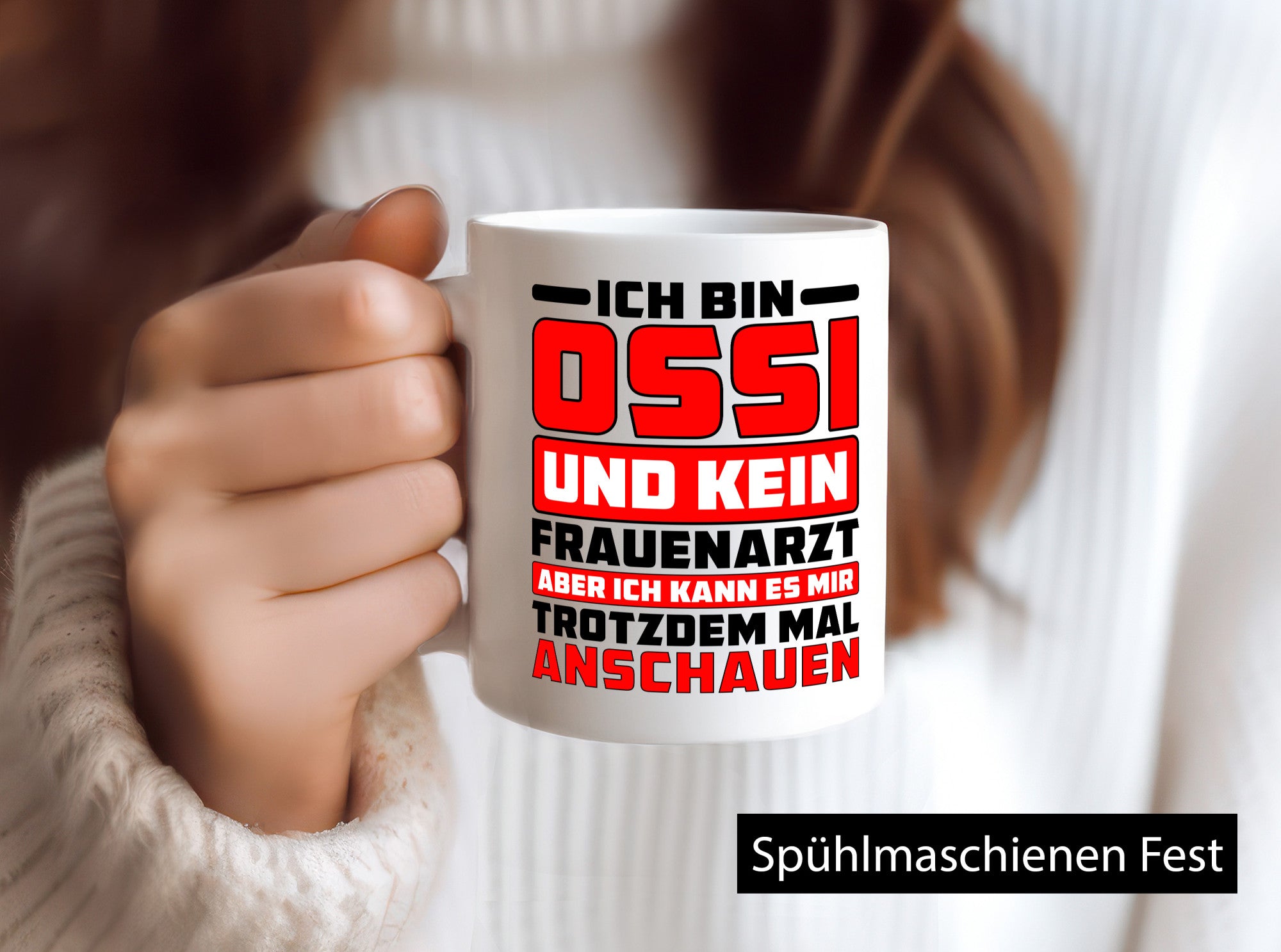 Ich bin Ossi und kein Frauenarzt | Osten Ostdeutsch lustig Humor Geschenkidee