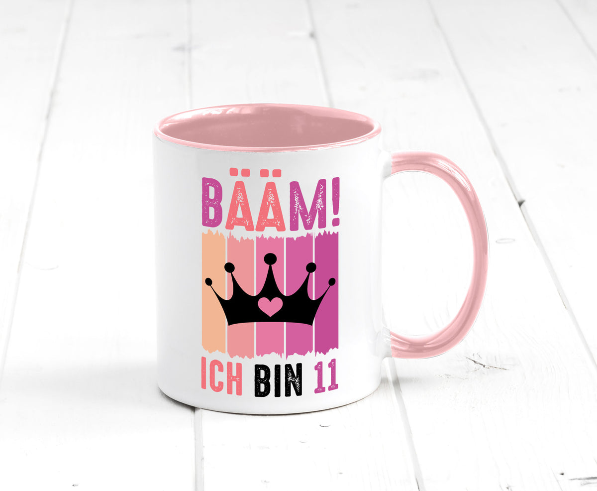 11. Geburtstag | 11 Jahre Bääm ich bin Krone Humor Geschenkidee Tasse