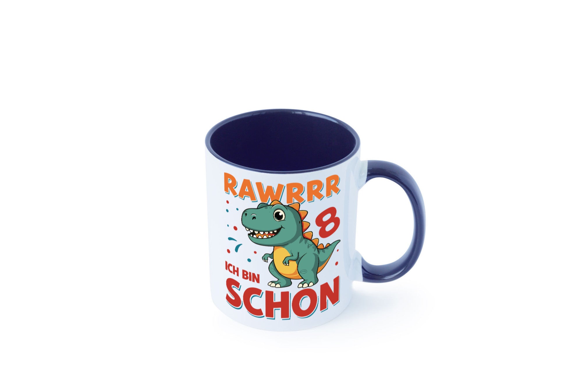 8. Geburtstag | 8 Jahre Raw ich bin schon T-Rex Geschenk Geschenkidee lustiger