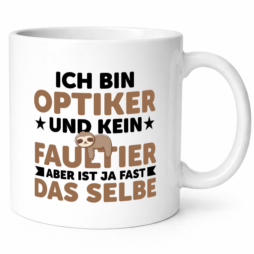 Ich bin kein Faultier: Optiker | Augenoptiker v2 lustiger Spruch Geschenk