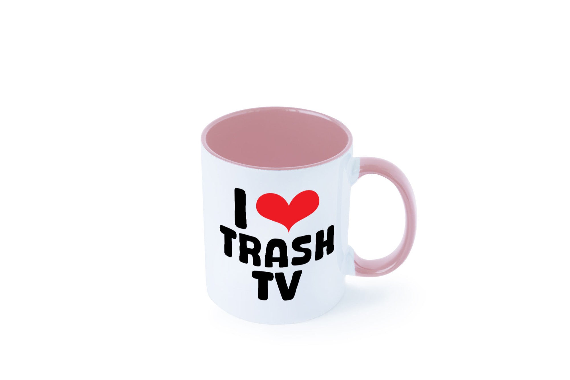I love Trash TV | v2 lustig Humor Geschenkidee Geschenk Tasse