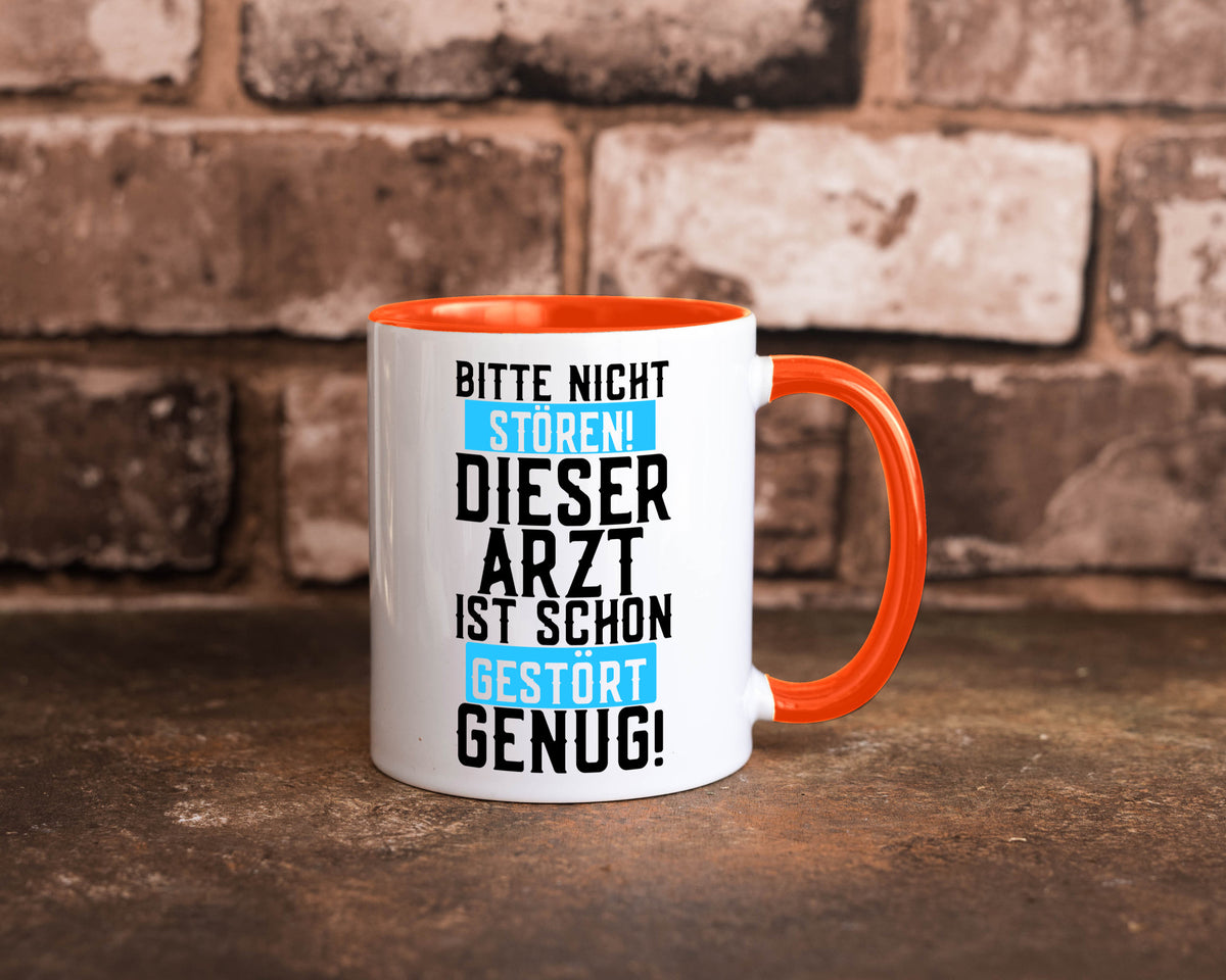 Bitte nicht stören | gestörter Arzt Sarkasmus Klinik Geschenkidee Humor Tasse