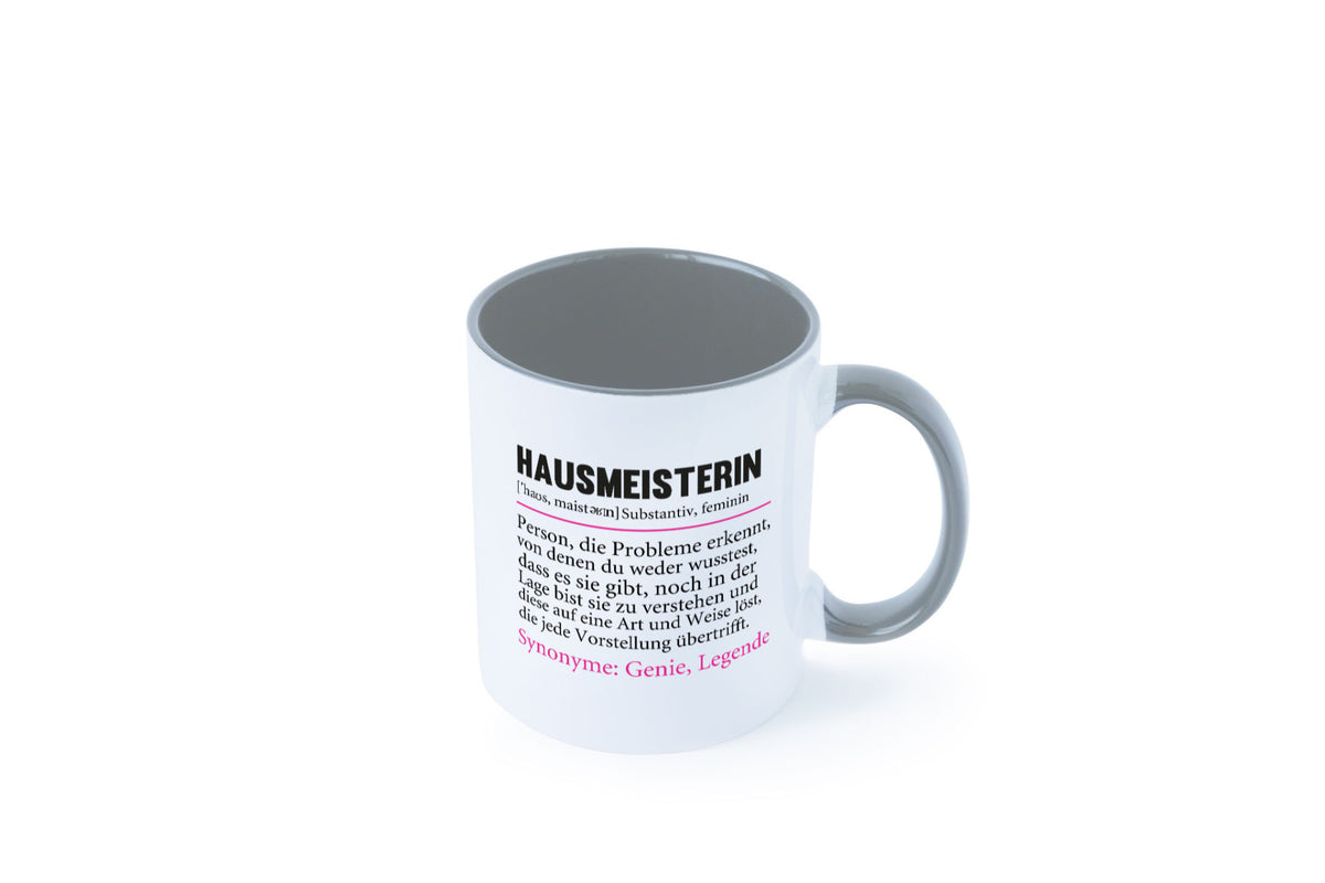 Hausmeisterin | Hauswart Beruf Spruch Humor Geschenkidee Arbeit Kollegen Büro Tasse