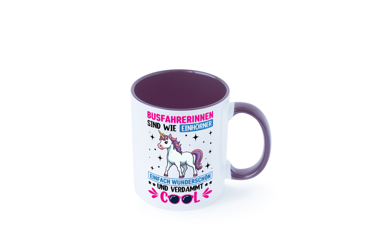 Bussfahrerinen sind wie einhorner | Einhorn Bussfahrerin Geschenkidee Humor Tasse