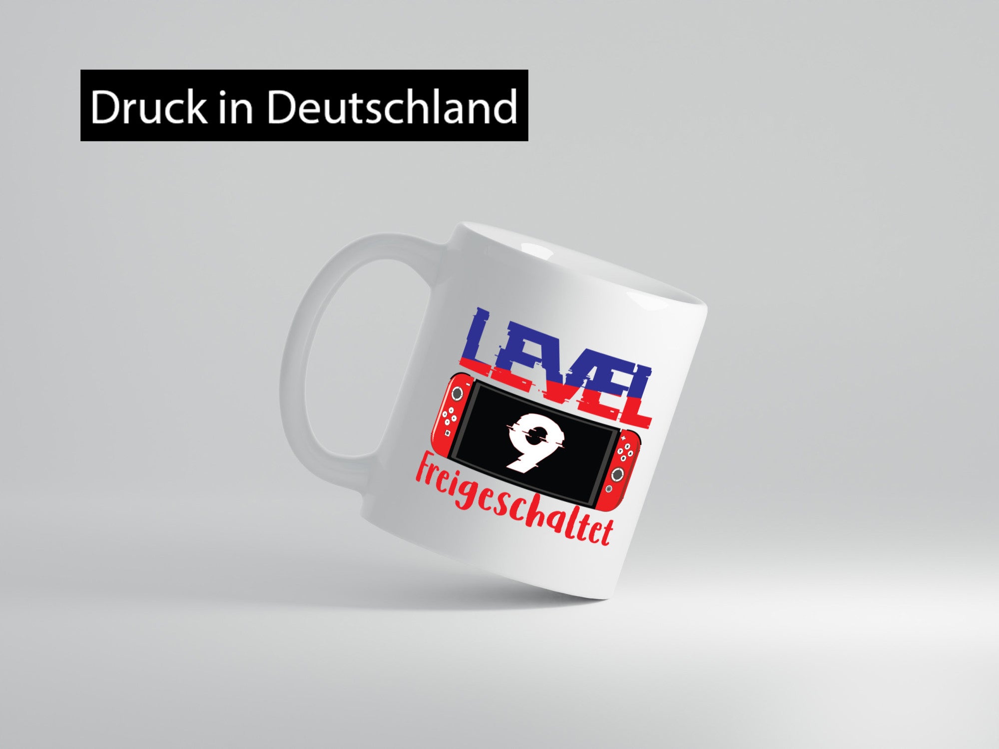 Level 9 Freigeschaltet | 9. Geburtstag Zocker Gamer Humor Geschenkidee Tasse